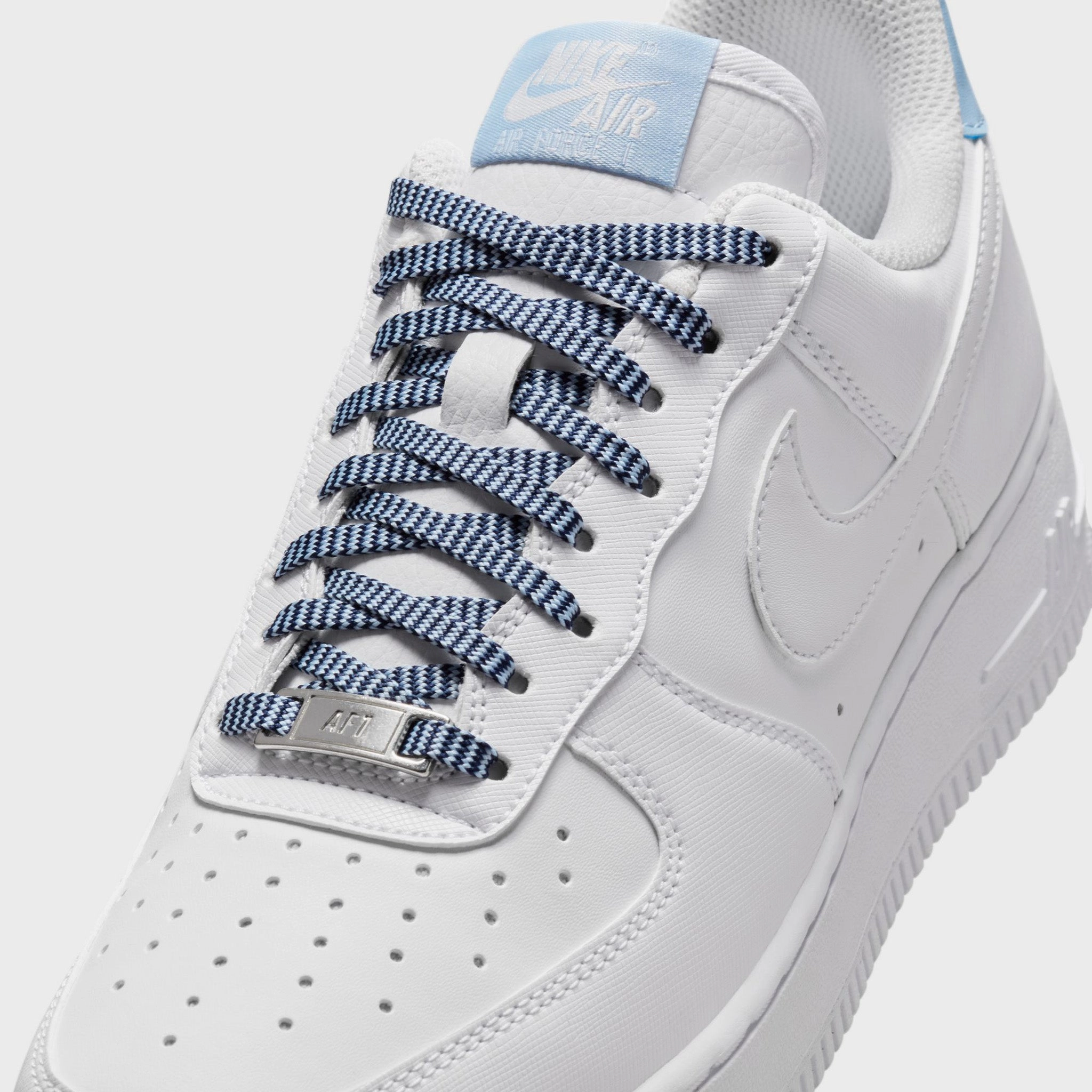 Zonal Breathability Adaptive Fit Framework Nike Women's Air Force 1 '07 Next Nature White / Light Armory Blue