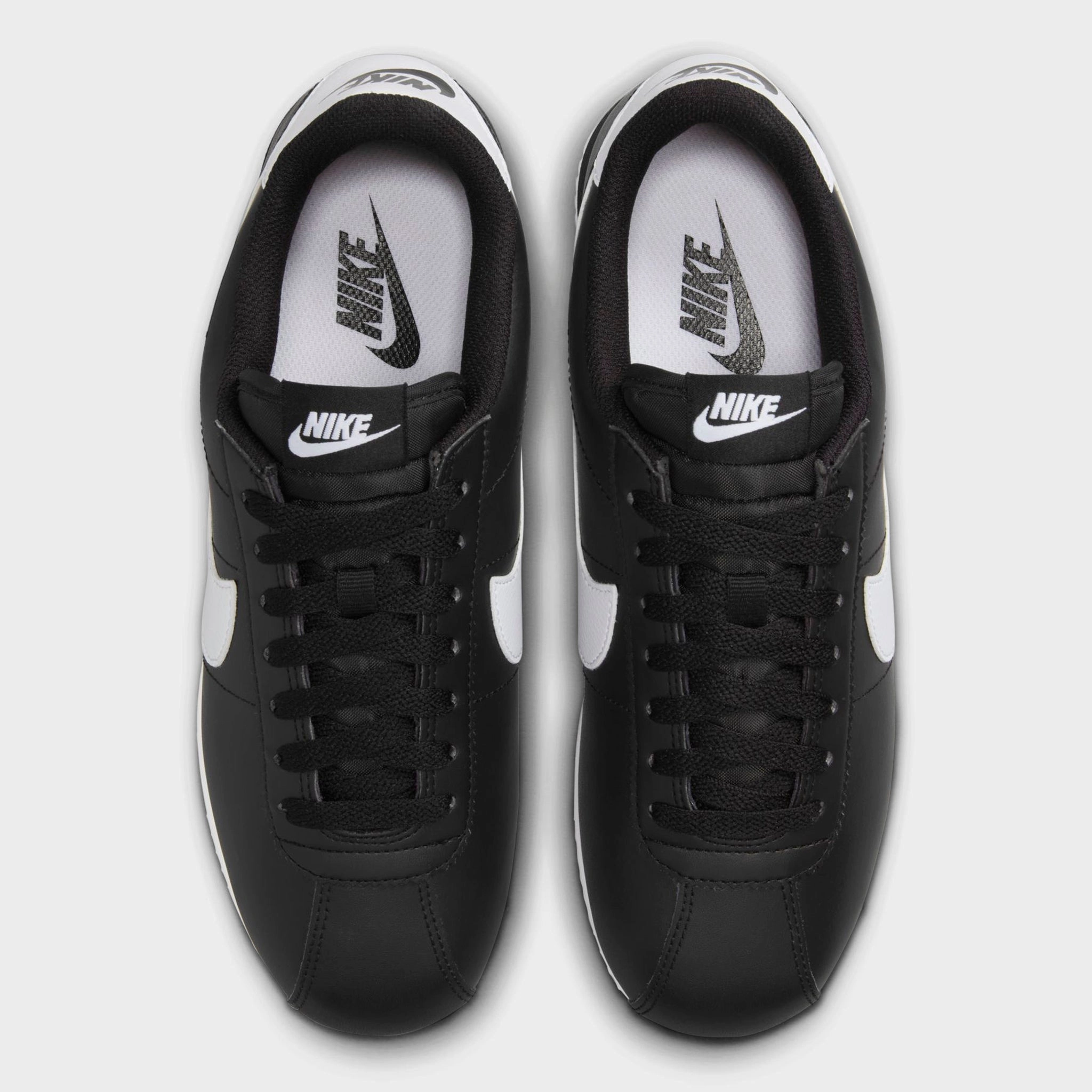 Nike Women's Cortez Black / White Comfort Flex Sneaker Style