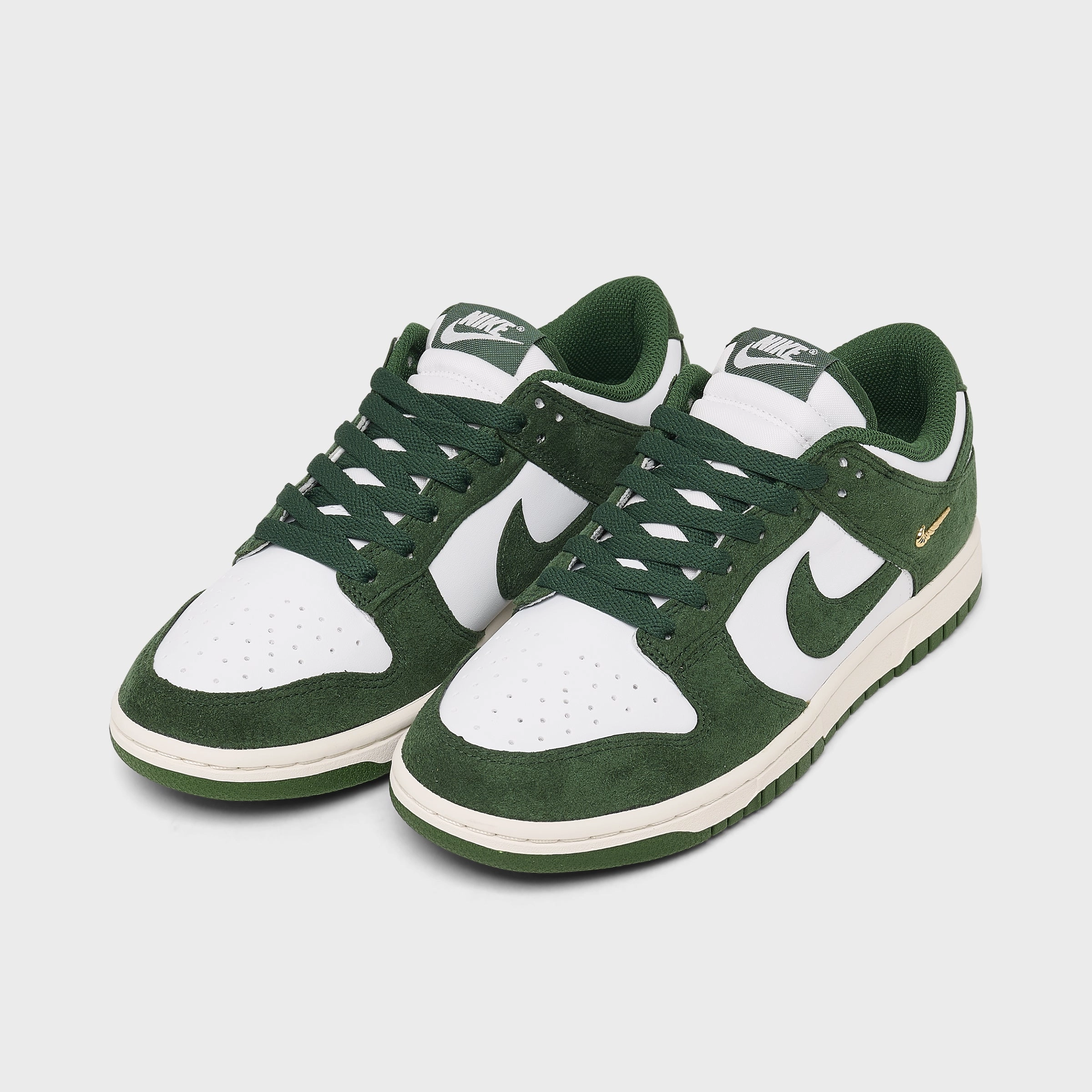 Nike Women's Dunk Low Summit White / Gorge Green - Sail High Quality PaddedCollar