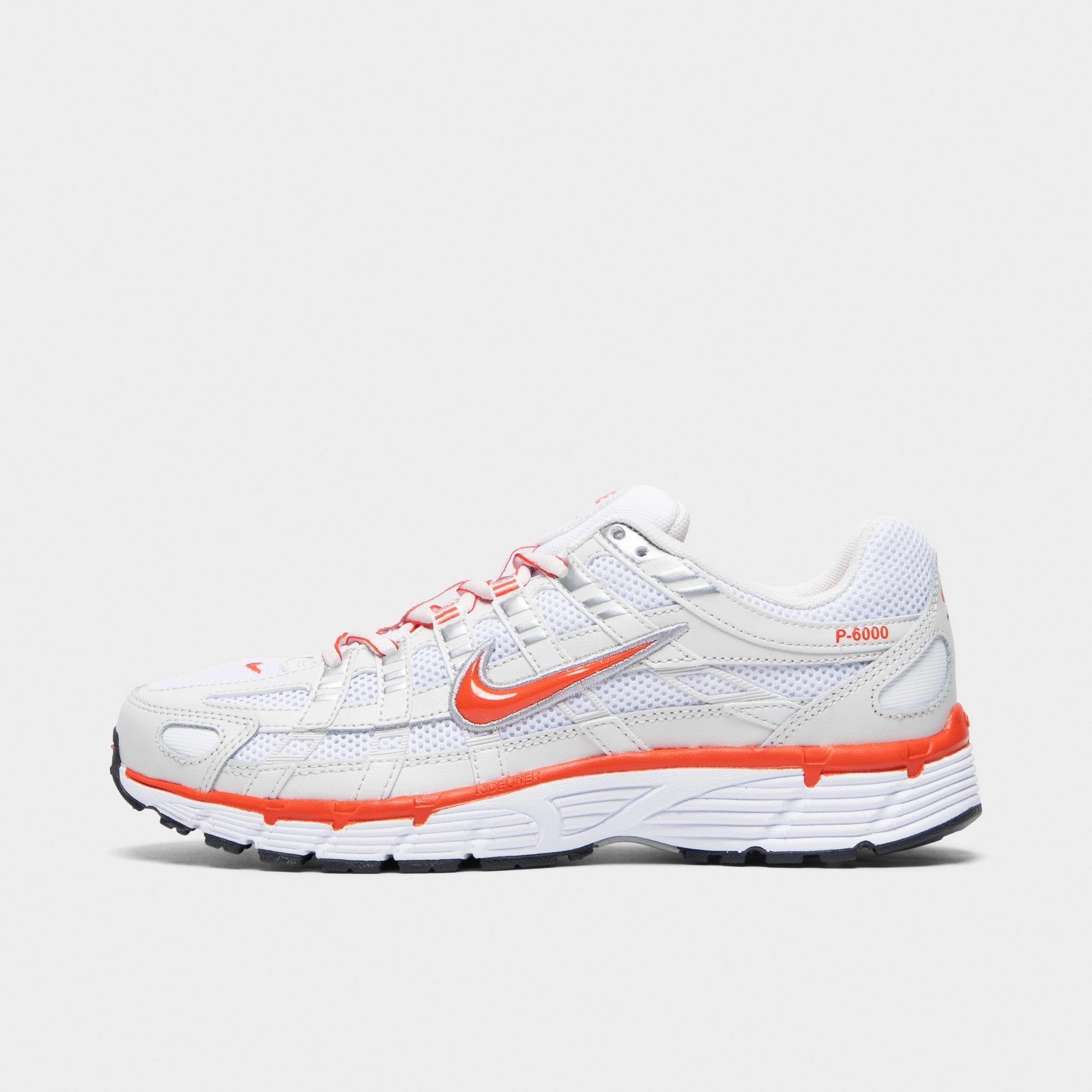 Shock Absorbing Nike Women's P-6000 White / Picante Red - Platinum Tint