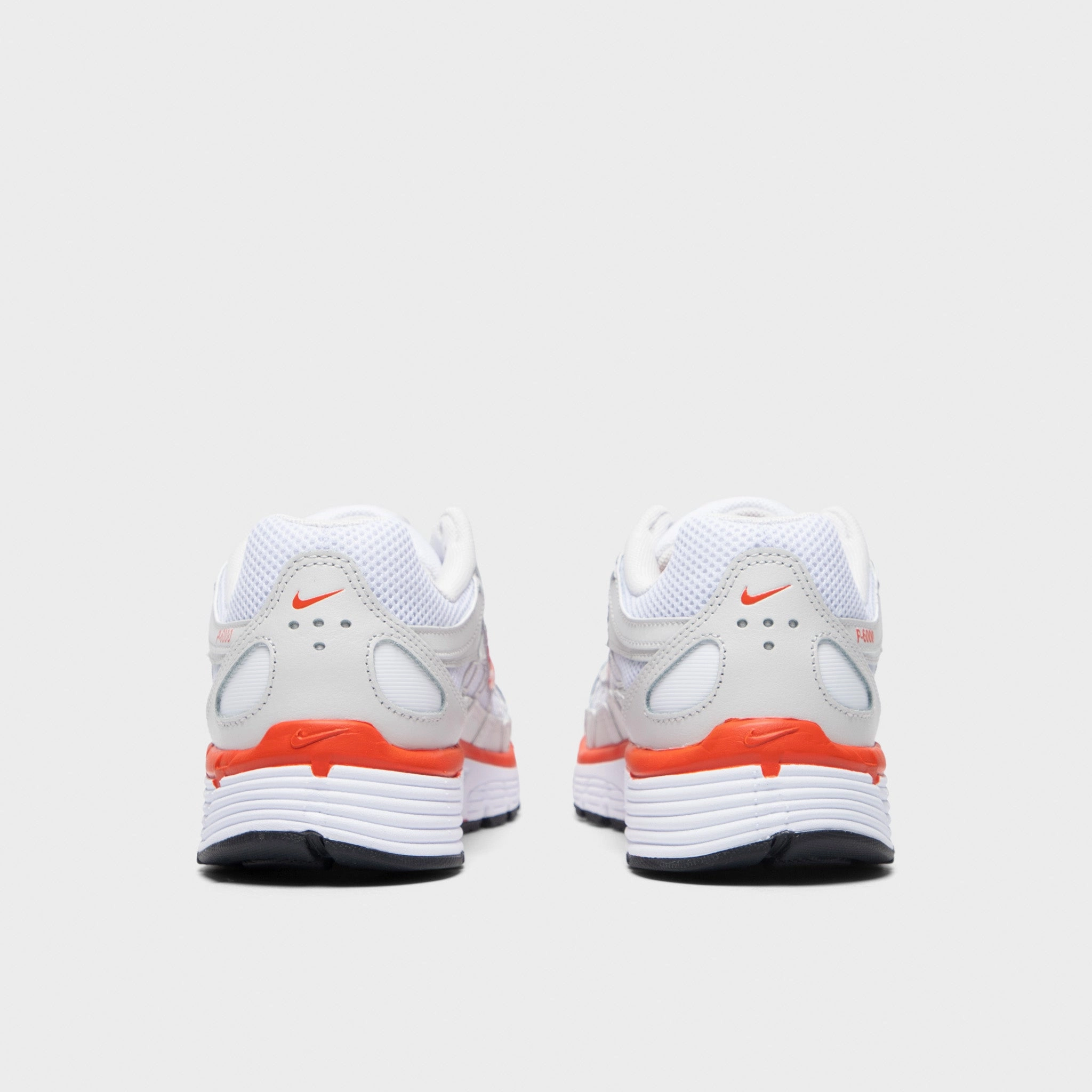 Nike Women's P-6000 White / Picante Red - Platinum Tint light texture