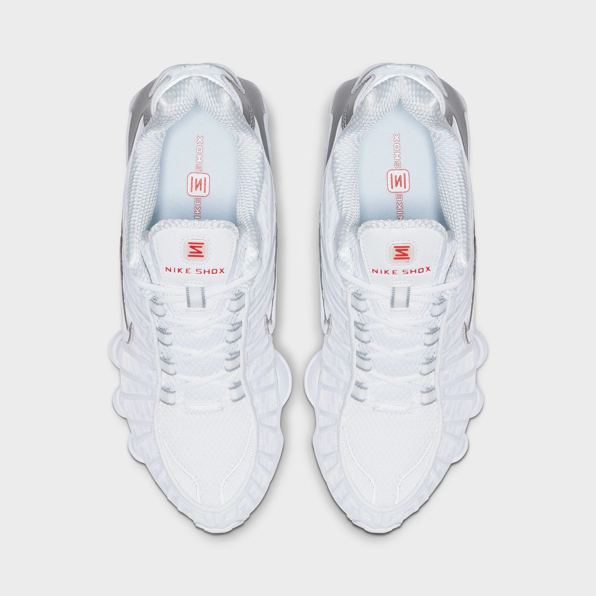 Korean Mood Nike Women's Shox TL White / White - Metallic Silver