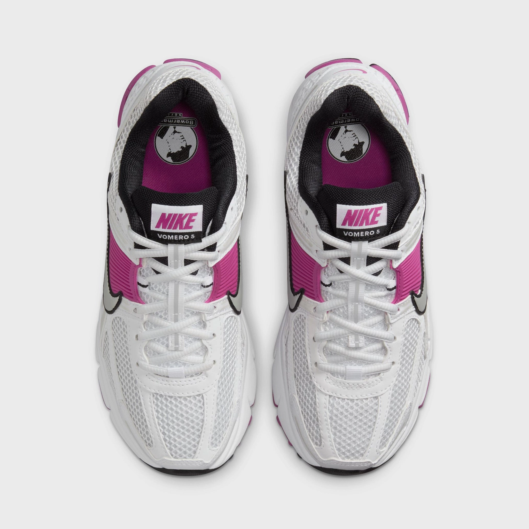 Elastic Lacing Nike Women's Zoom Vomero 5 White / Metallic Platinum - Pure Platinum