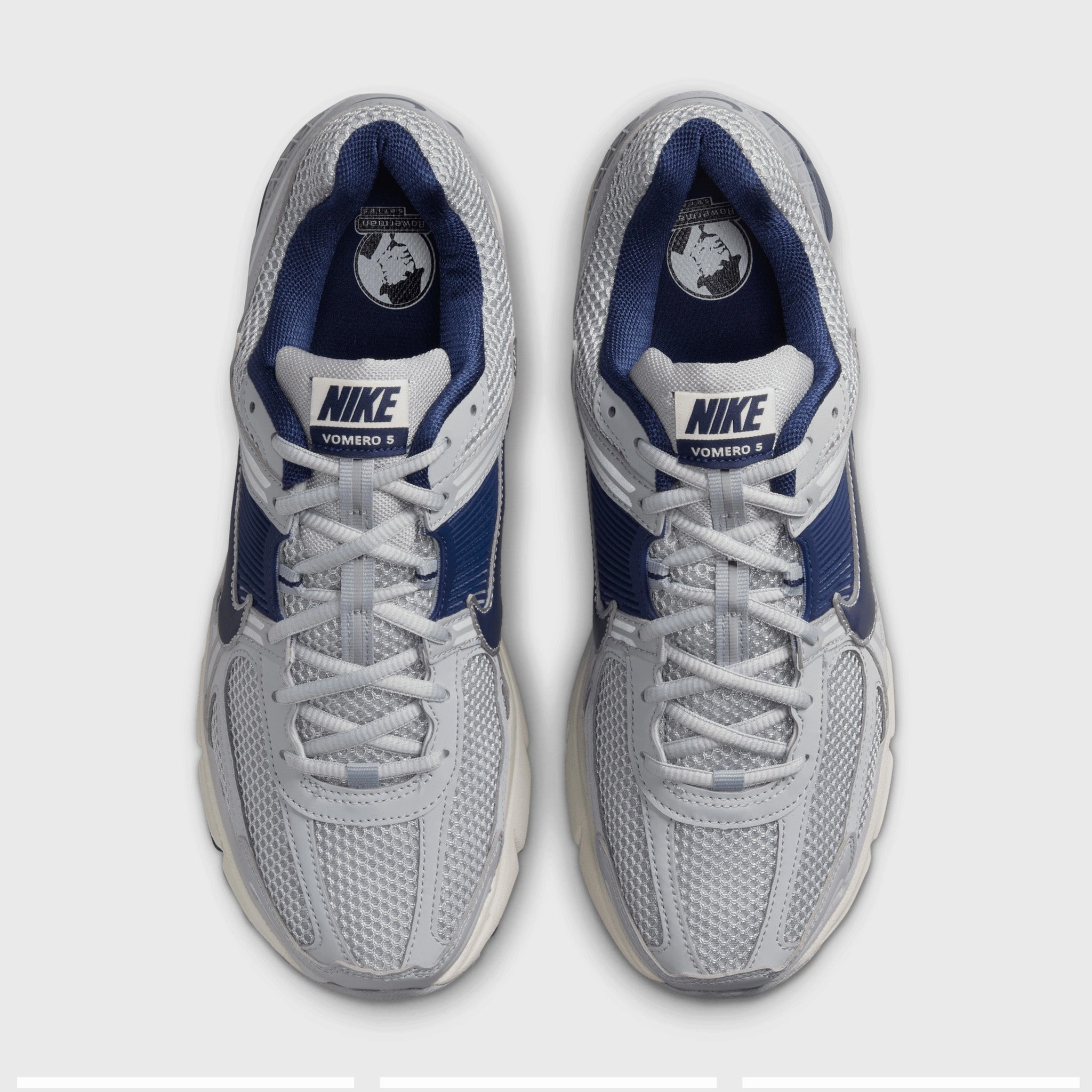 Nike Zoom Vomero 5 Vast Grey / Blue Void - Wolf Grey mom style