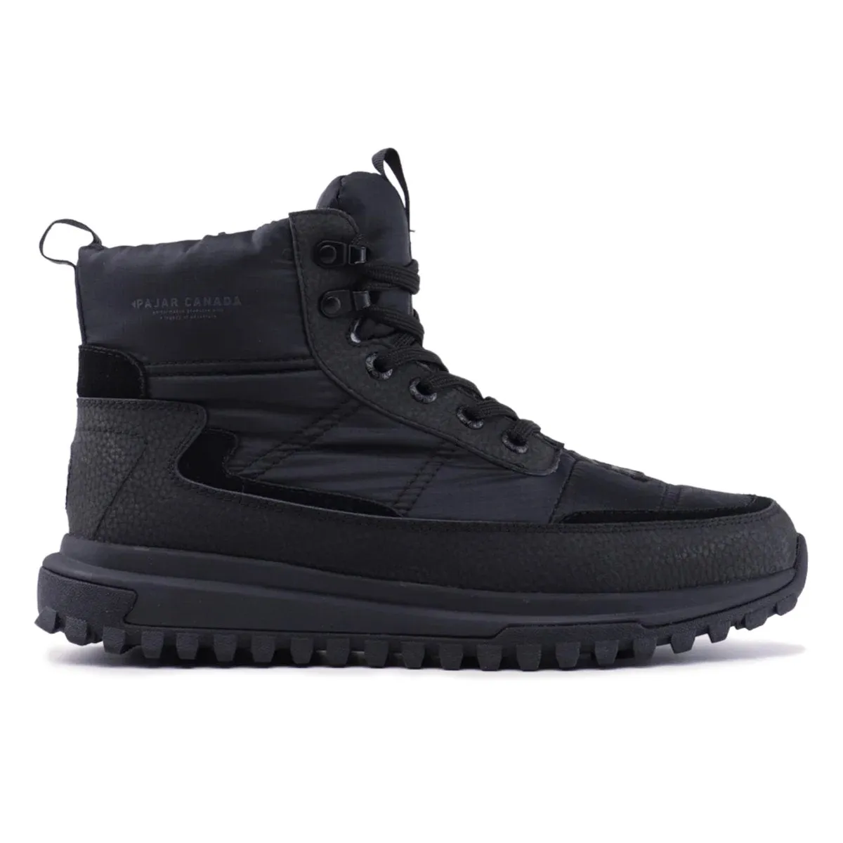 Pajar Men's Fero 2.0 Black/Black Fabric Waterproof Seamless Comfort Comfort Seeker