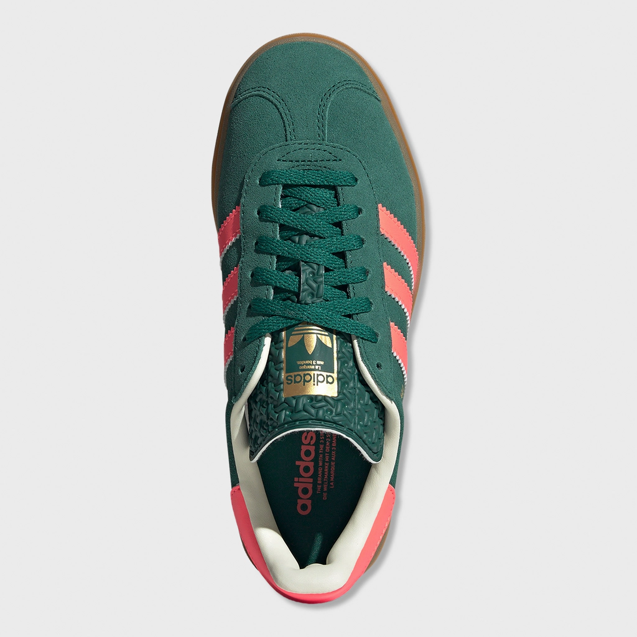 Stretch Step Mark Hike adidas Juniors' Gazelle Bold Green / Orange