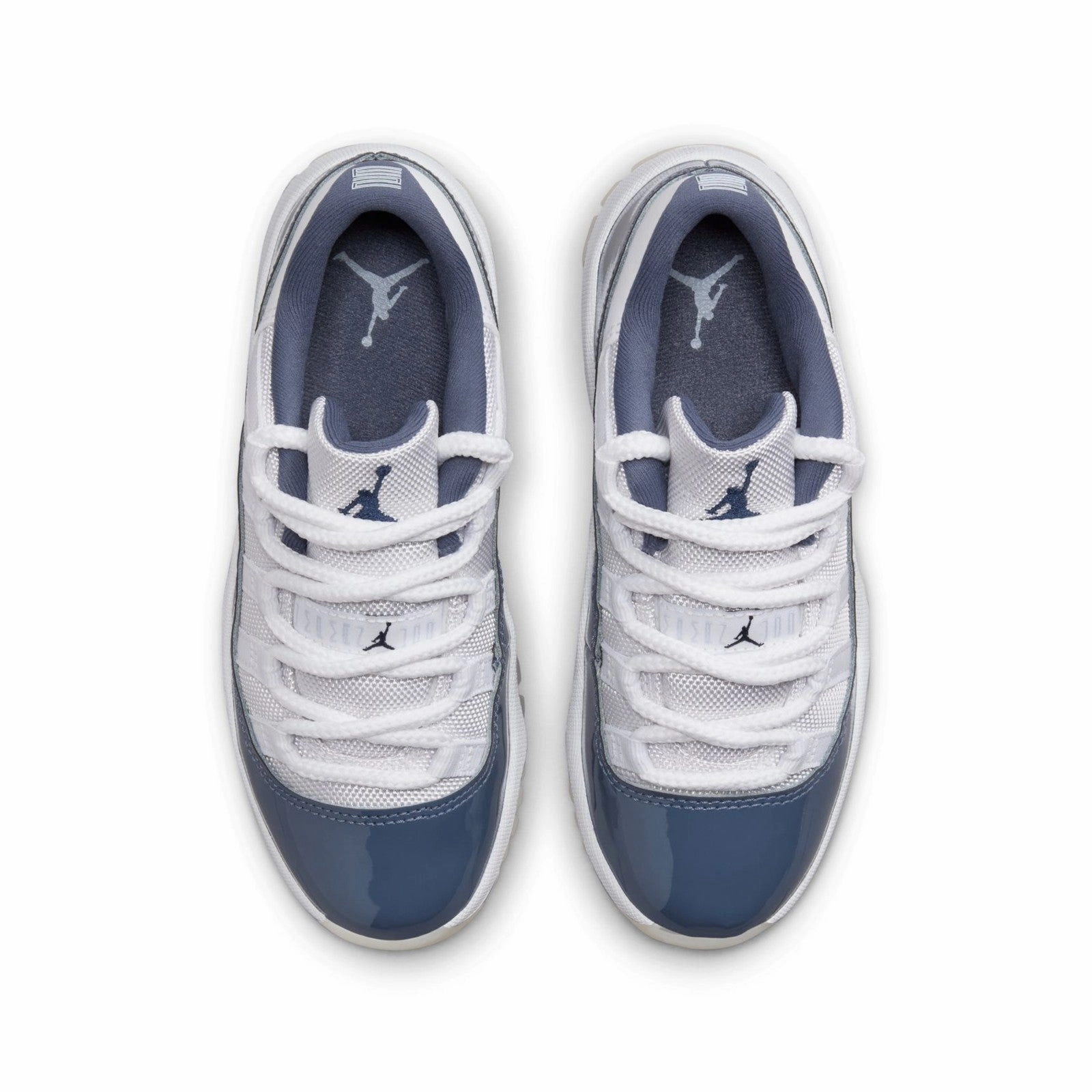 Jordan 11 Retro Low "Diffused Blue" FV5116-104 Running Style Ankle Support Design