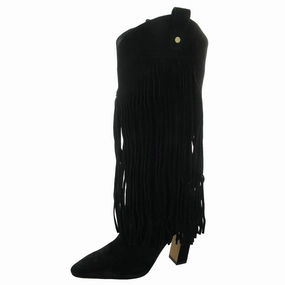 Shela Womens Zipper Suede Knee-High Boots Anti-Skid