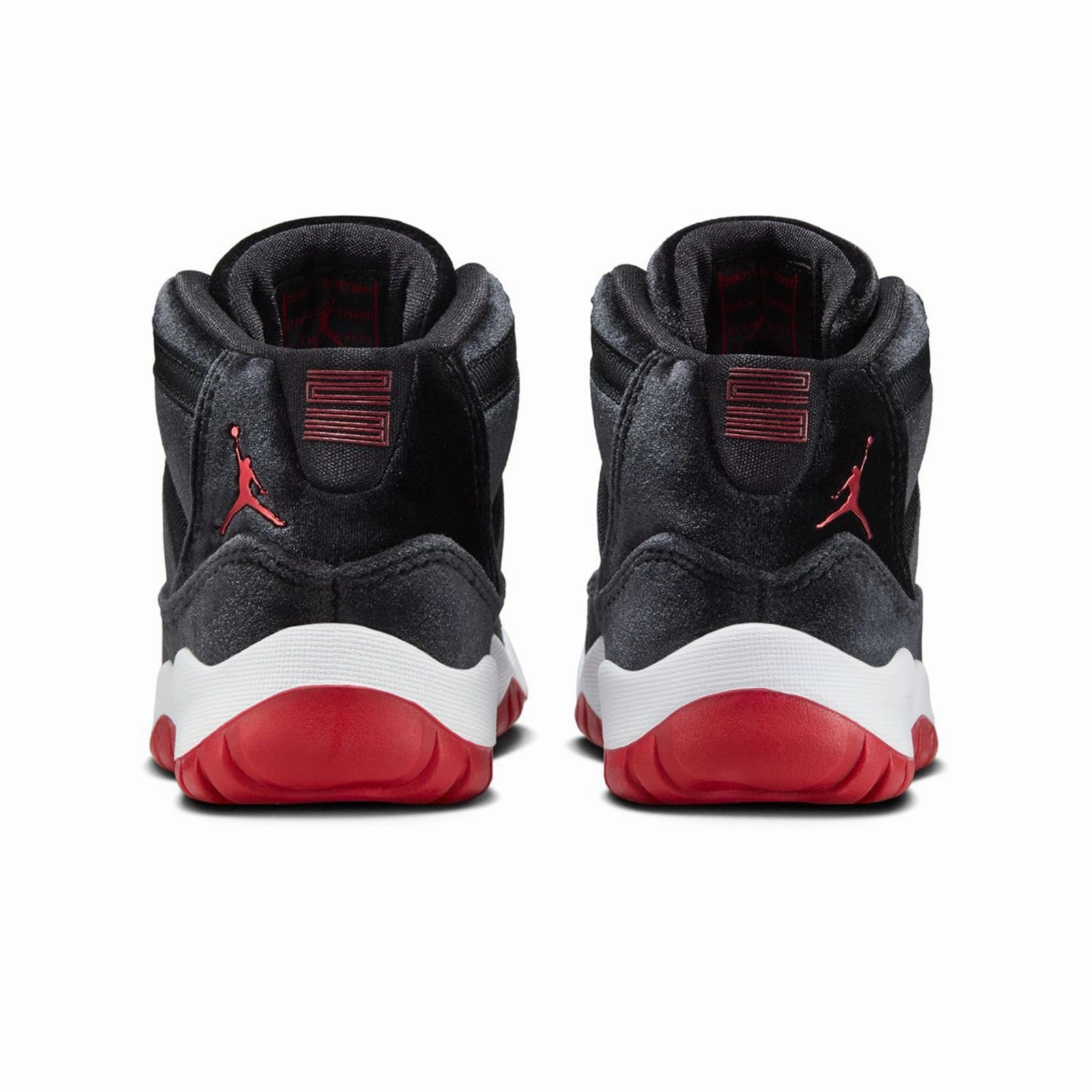 Air Jordan 11 Retro "Bred Velvet" Total Comfort Walking