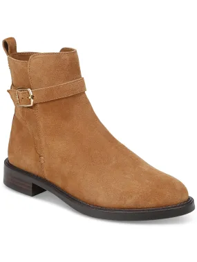 Contoured Footbed Nolynn Womens Suede Zipper Ankle Boots