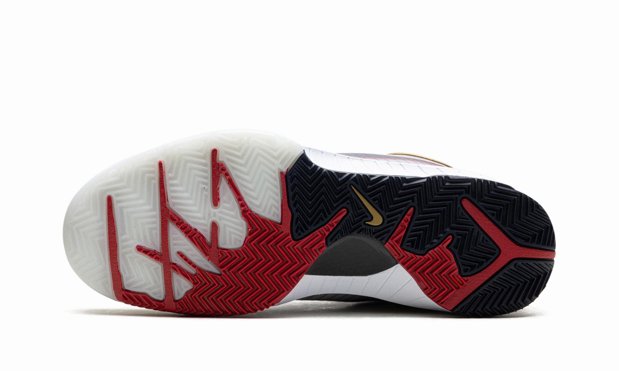 Zoom Kobe 4 "Gold Medal" Slip Resistance Hexagon Pattern Anatomical Toe Box