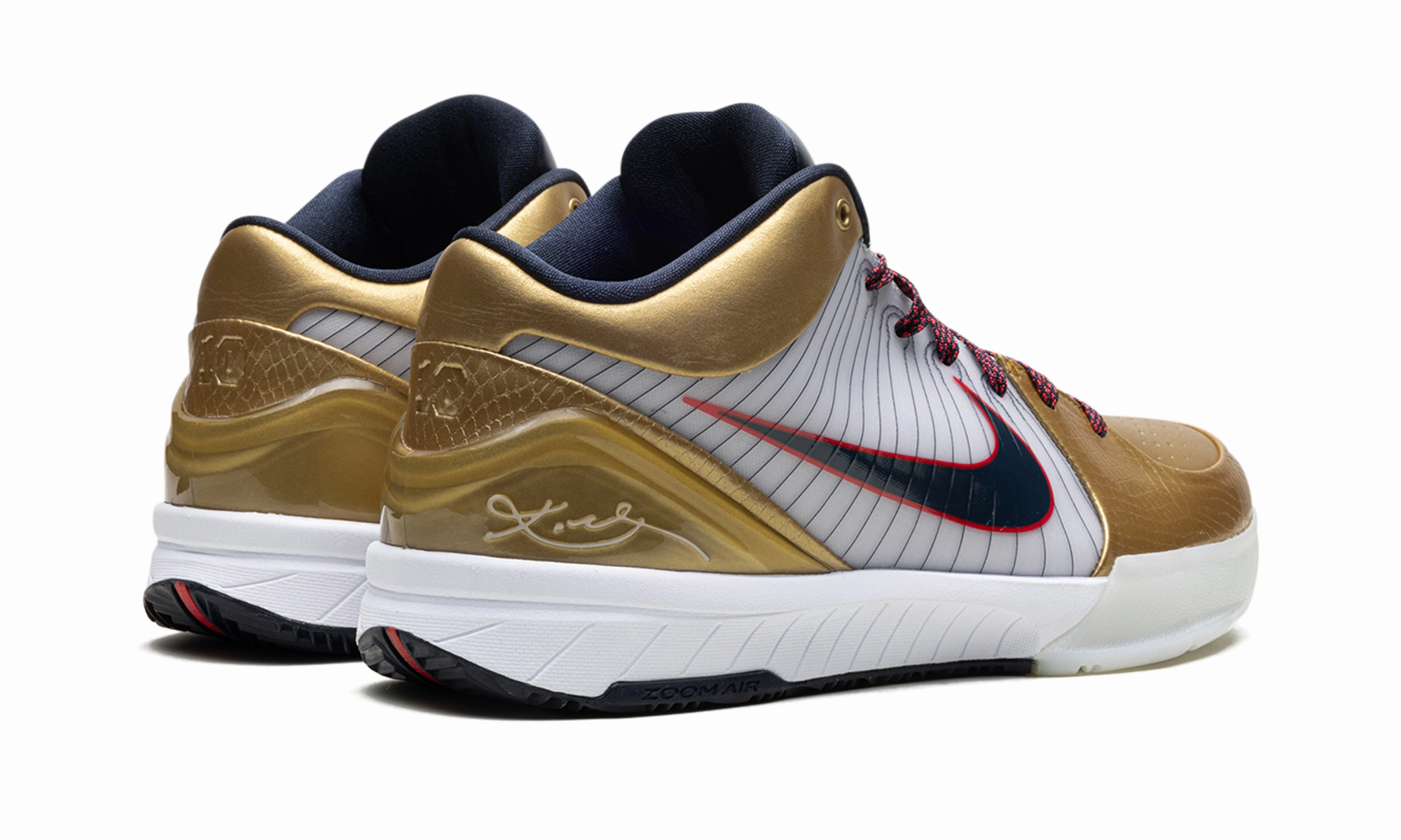 Adaptive Fit Collar Fashionable Look Zoom Kobe 4 "Gold Medal"