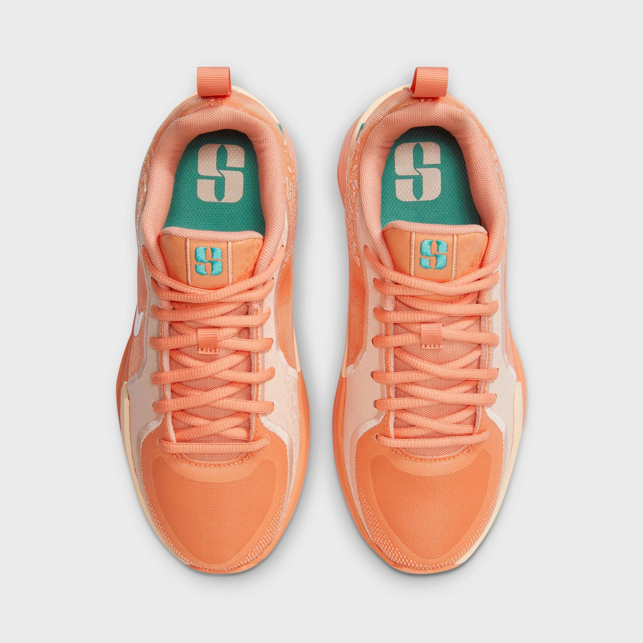 Nike Sabrina 2 GS Apricot Agate / Light Bone - Washed Coral Flexible Midsole Dynamic flex