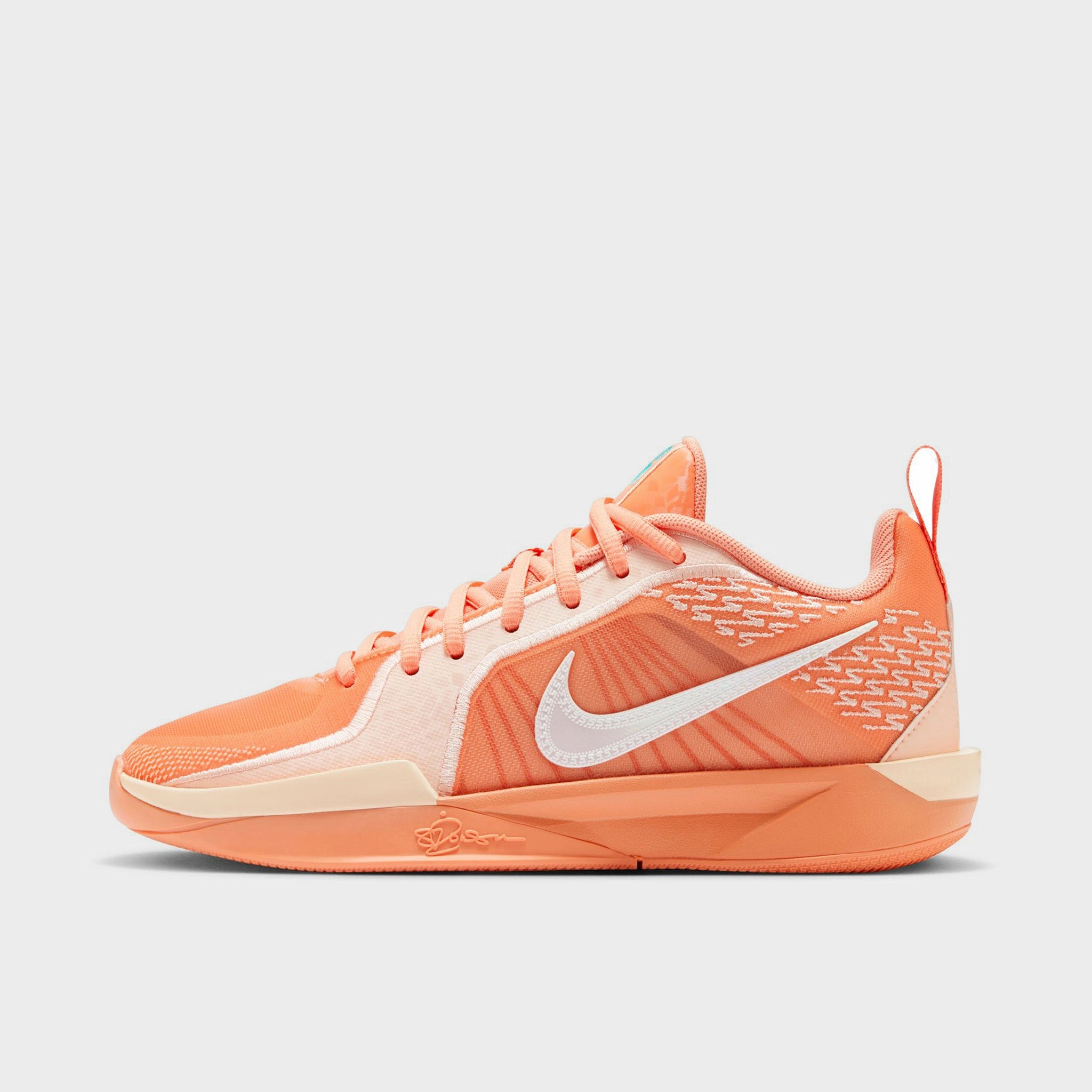 Nike Sabrina 2 GS Apricot Agate / Light Bone - Washed Coral Variable Density Cushion