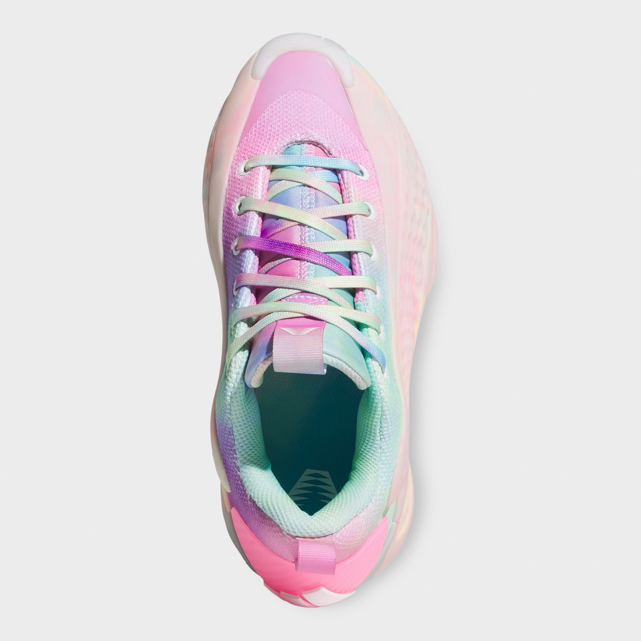 adidas Juniors' Anthony Edwards 1 Low Pink / Green - White Performance Efficiency