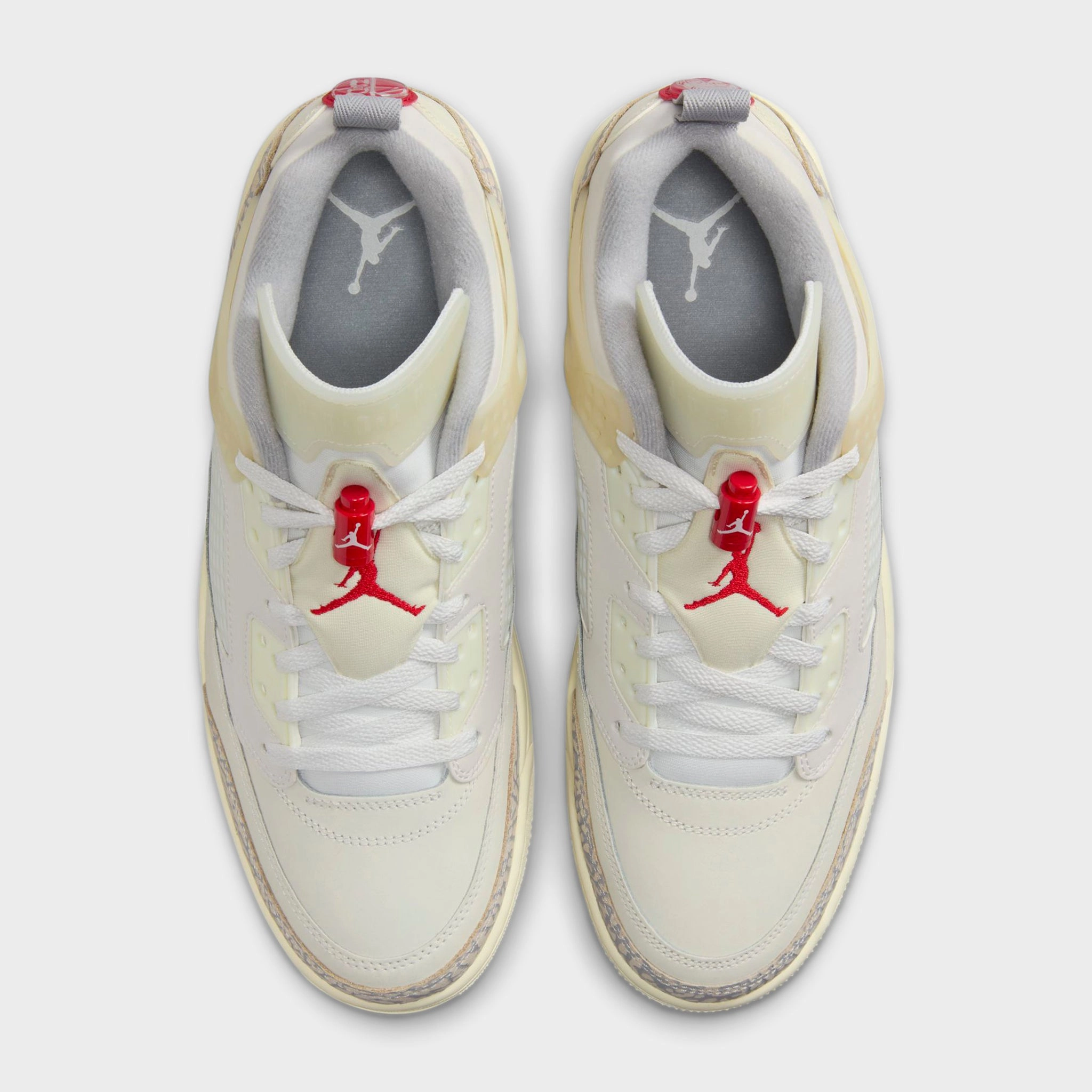 Jordan Spizike Low Sail / University Red - Coconut Milk Comfortable Padding