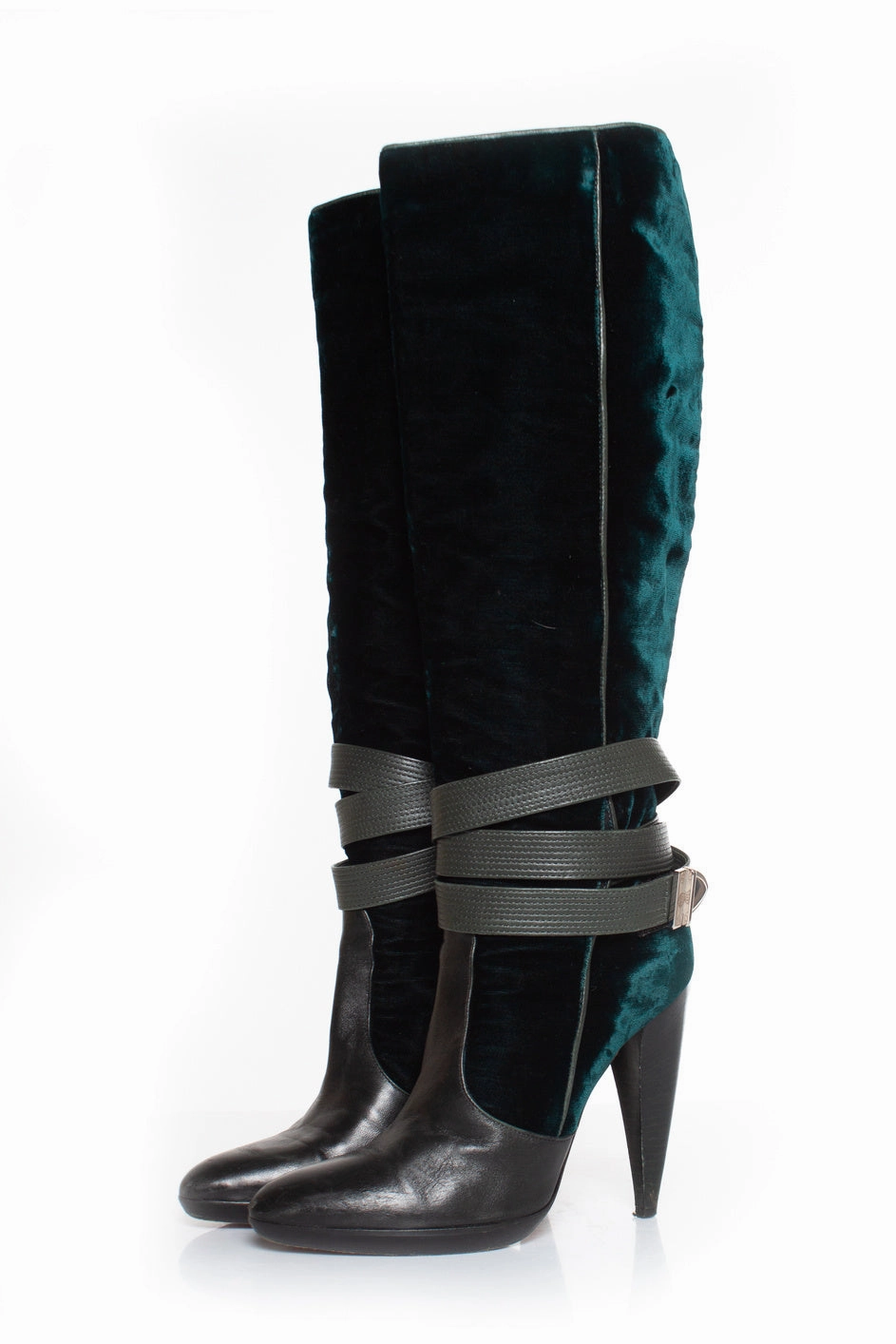 Stylish Protection Compact Frame velvet strap boots