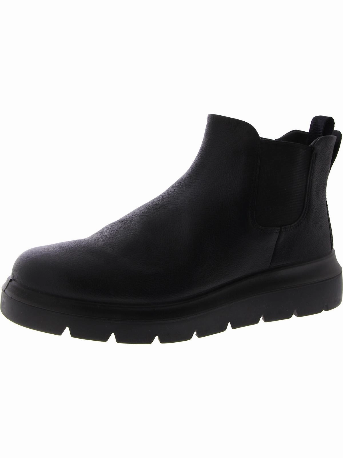 Abrasion   Resistant Stretchable Nouvelle Womens Leather Pull On Chelsea Boots