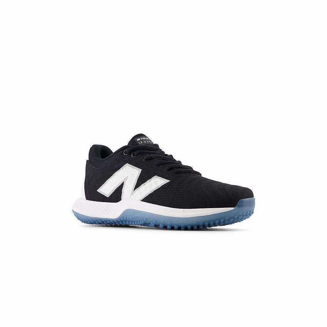 for intermediate multi - density midsole shoes New Balance Women's FuelCell FUSE v4 Turf Trainer Softball Shoes - Black/Optic White - STFUSEK4