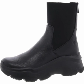 Oaklee Womens Water Resistant Leather Ankle Boots Long-Distance Walk City Wear