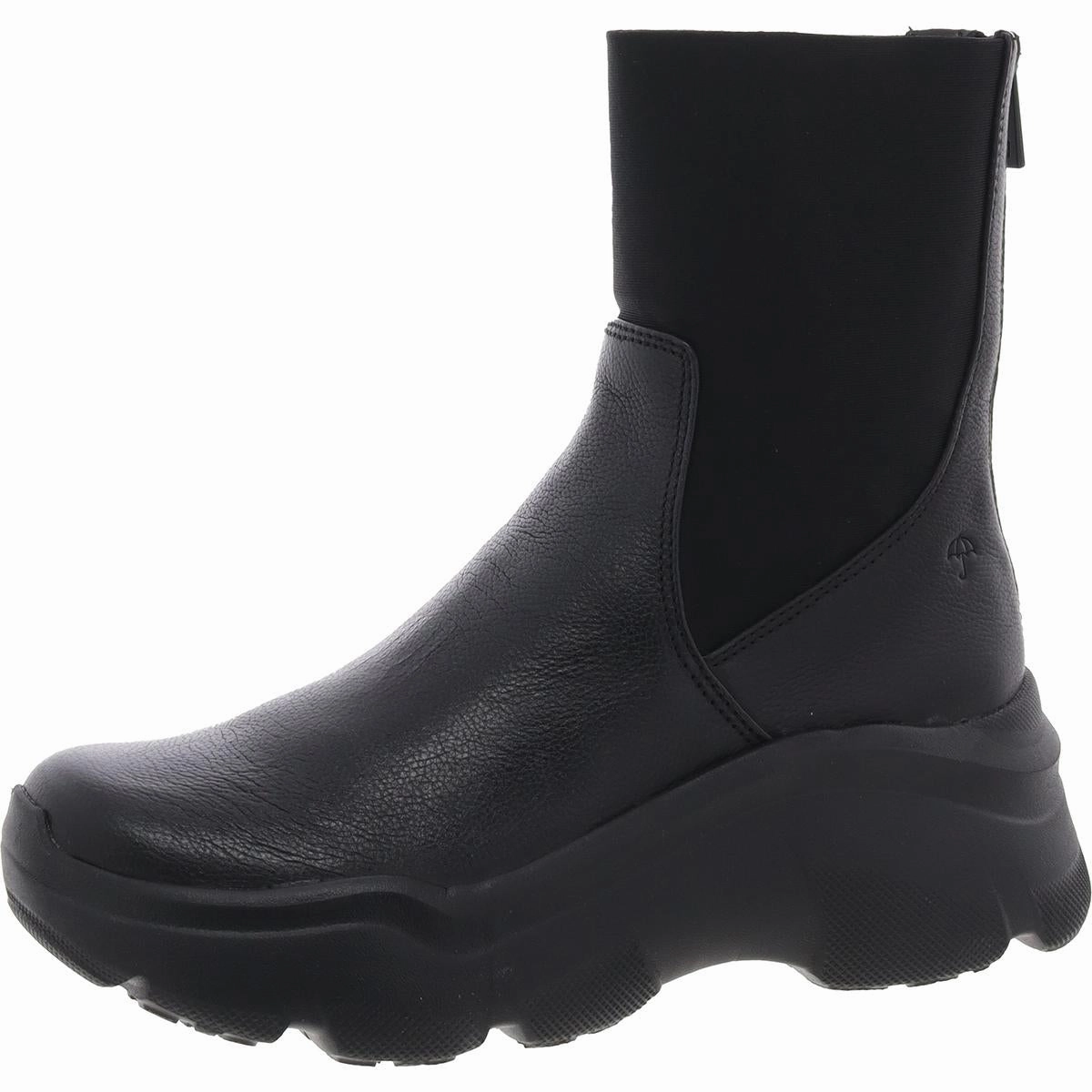 Oaklee Womens Water Resistant Leather Ankle Boots Long-Distance Walk City Wear