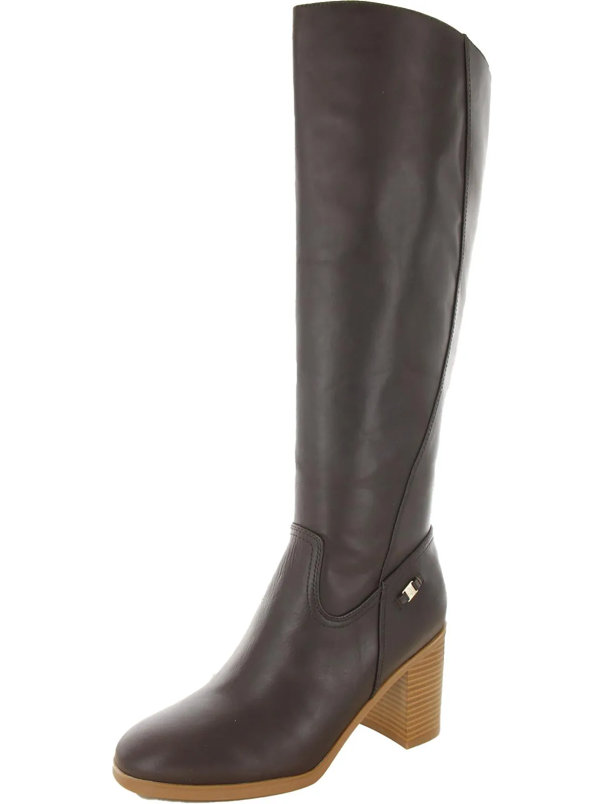Frost Season Odettee Womens Leather Almond Toe Knee-High Boots