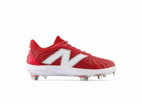 New Balance Men's FuelCell 4040 V7 Metal Baseball Cleats - Team Red / White - L4040TR7 cushioning system