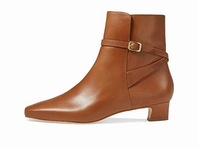Zip Fast Coffee Shop Women's Houston Boots - Medium In Luggage Antique Calf