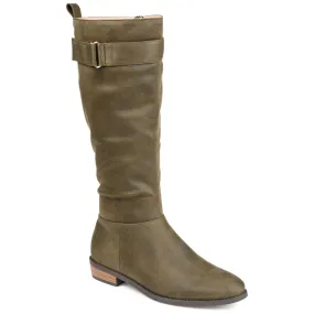Journee Collection Women's Tru Comfort Foam Wide Calf Lelanni Boot Durable Grip
