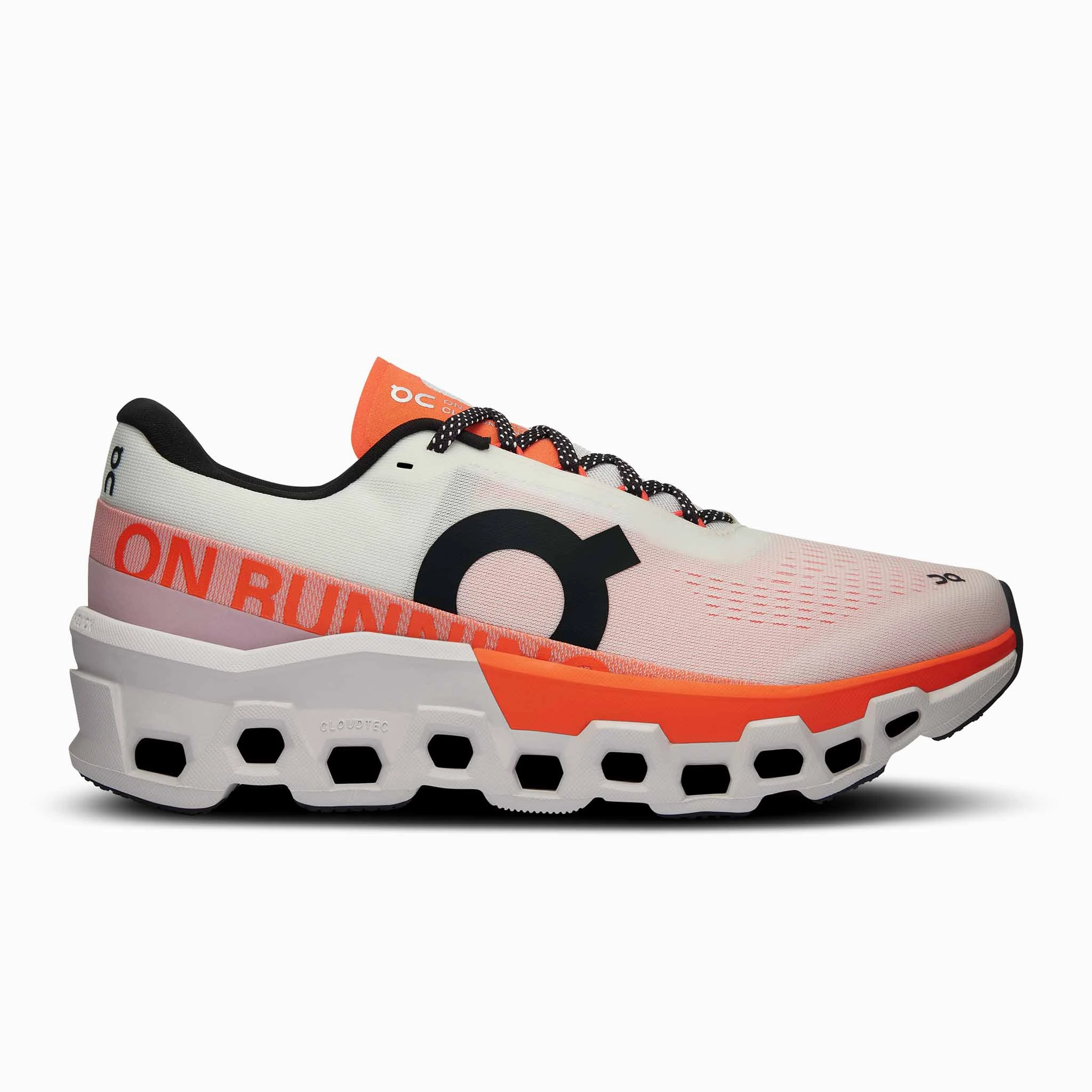 Style - enhancing power - walking shoes On | Women's Cloudmonster 2 Running Shoes - White/Flame