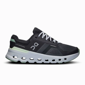 On | Women's Cloudrunner 2 Running Shoes - Shadow/Lima motion - control shoes mud - resistant shoes