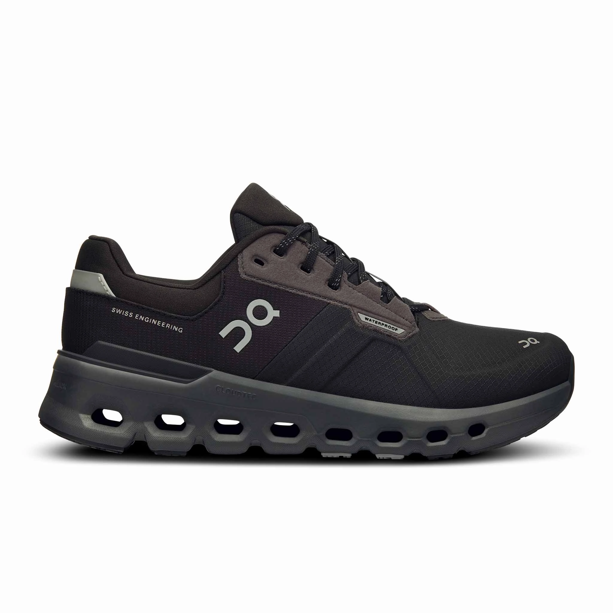 On | Women's Cloudrunner 2 Waterproof Running Shoes - Magnet/Black weight - lifting shoes new shoes