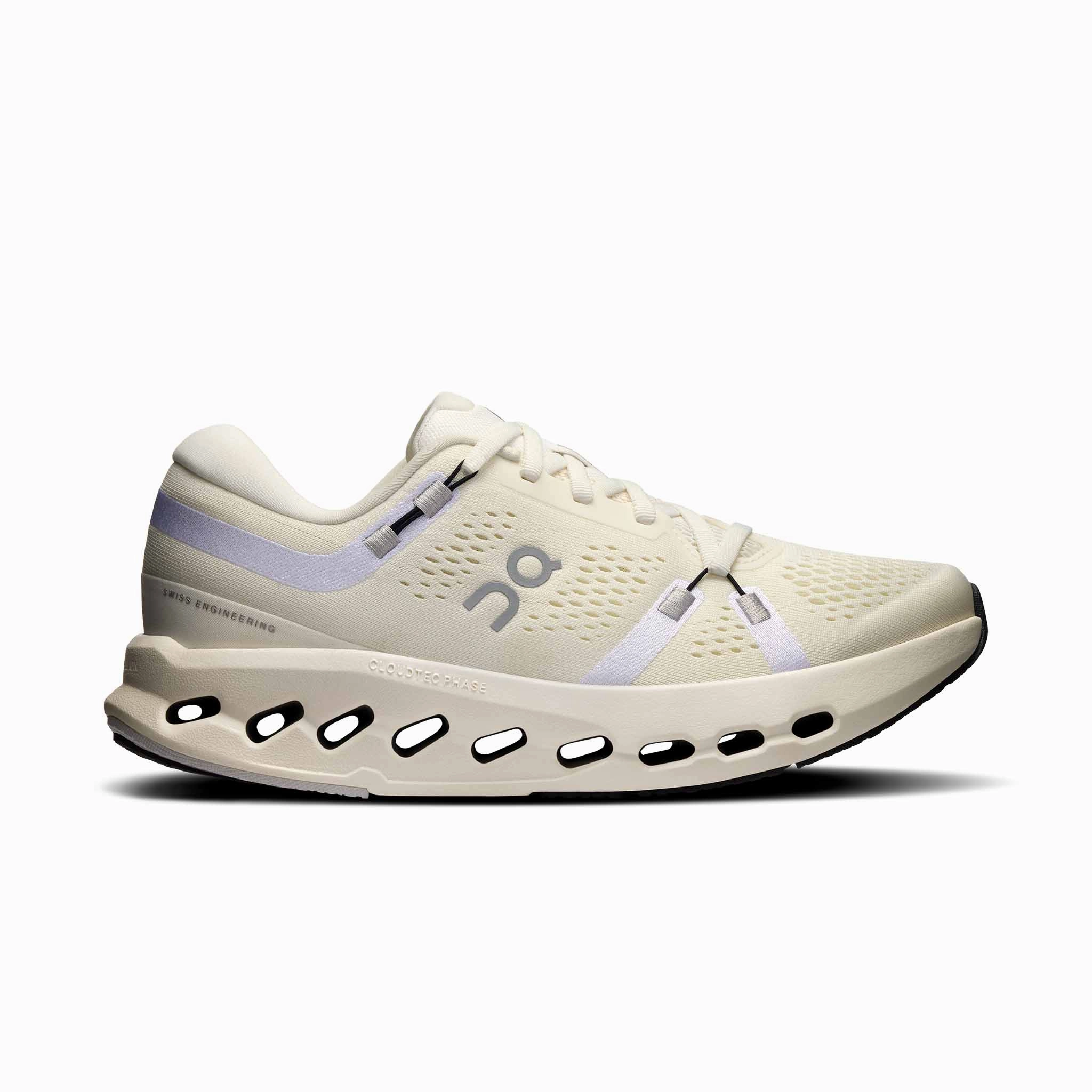 rebound On | Women's Cloudsurfer 2 Running Shoes - Ivory/Ivory