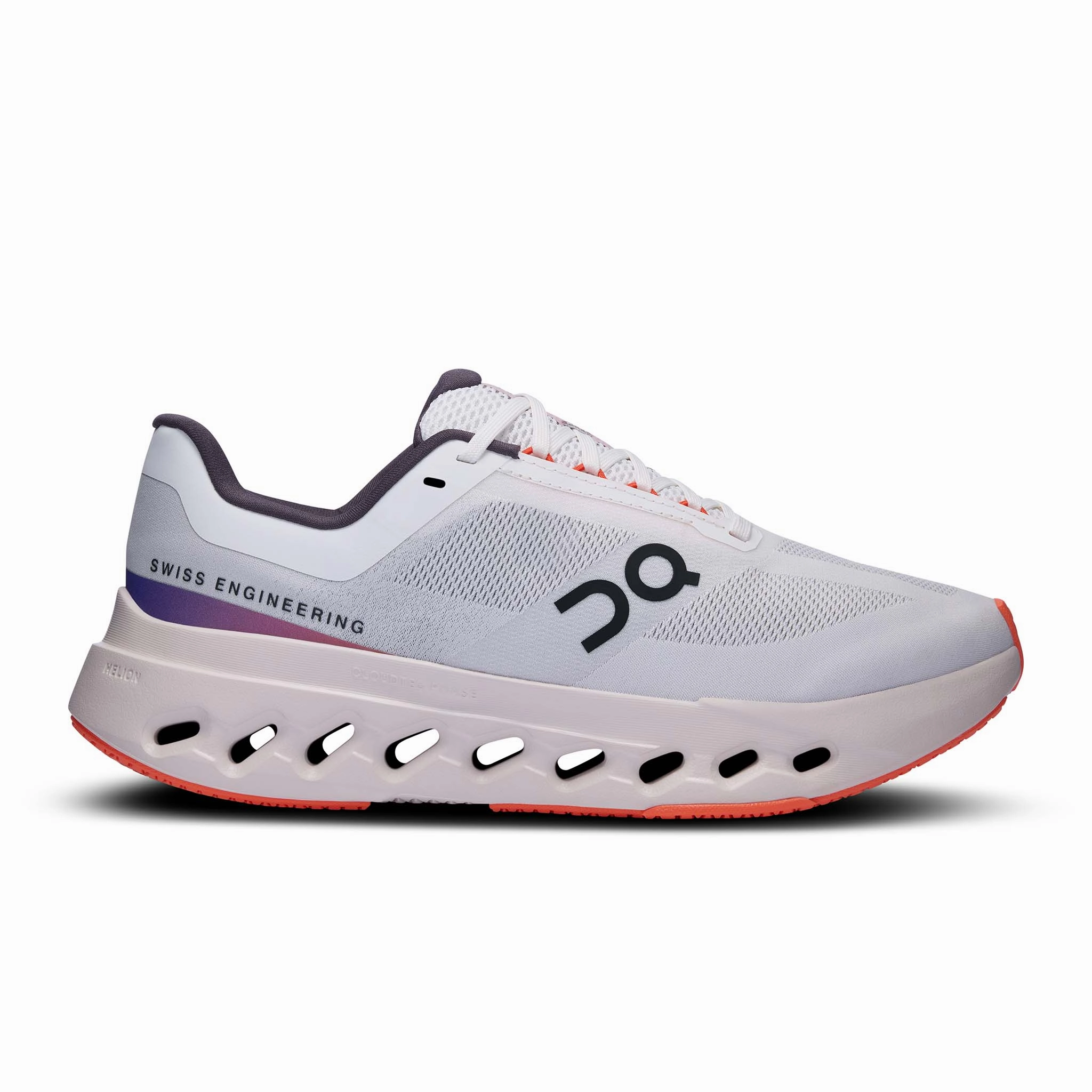high - heeled - feature shoes On | Women's Cloudsurfer Next Running Shoes - White/Flame