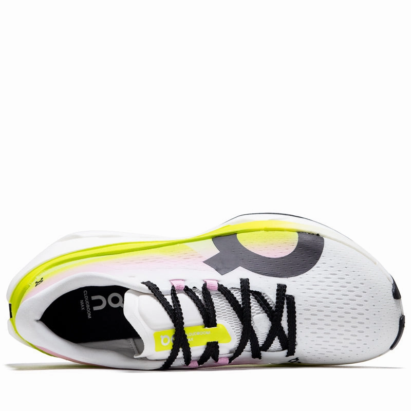 On Cloudboom Max - Lime/Raspberry gym - ready shoe readiness