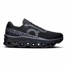 running with a high - top design Trail Cushioning ON Cloudmonster 2 - Black - Black