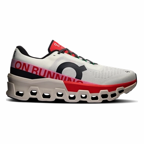running in a drawbridge area shoes Good elasticity ON Cloudmonster 2 - Ivory - Silver