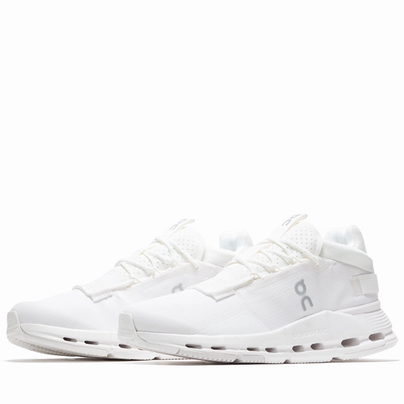 sprinting running choice On Cloudnova 2 - All White