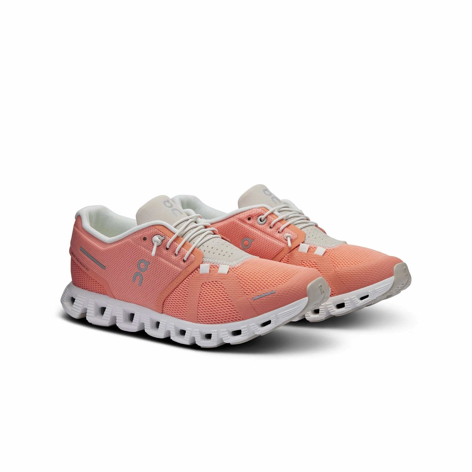 On Running Cloud 5 (Flamingo/Pearl) Women's Shoes 59.97765 Responsive EVA