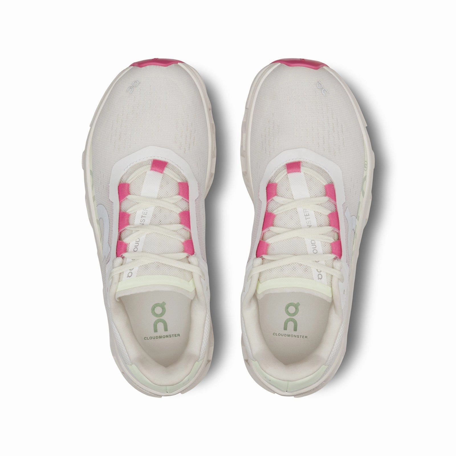 Twist Free Motion Memory Foam Collar On Running Cloudmonster (White/Lima) Women Shoes 61.97725