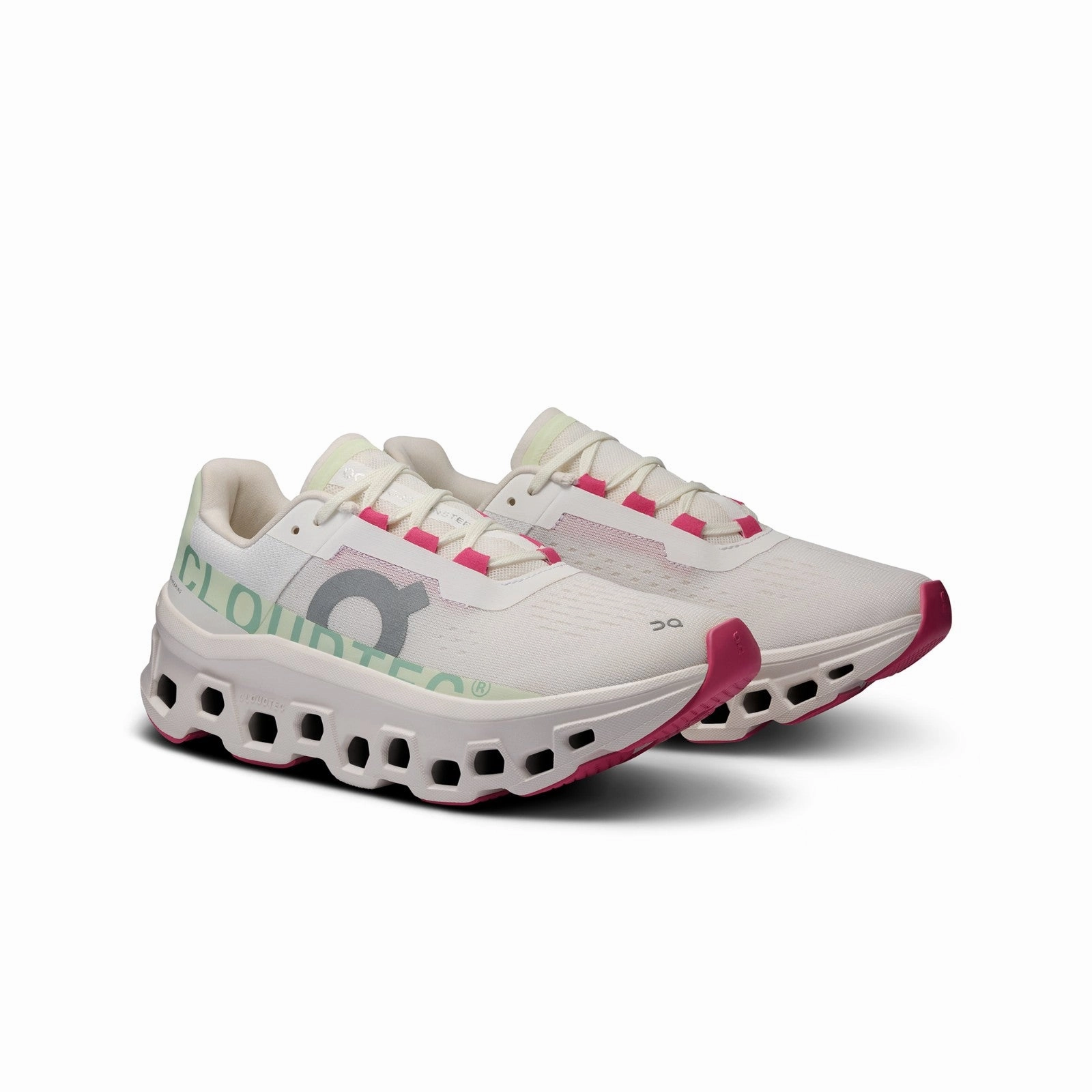 Elevated Design On Running Cloudmonster (White/Lima) Women Shoes 61.97725