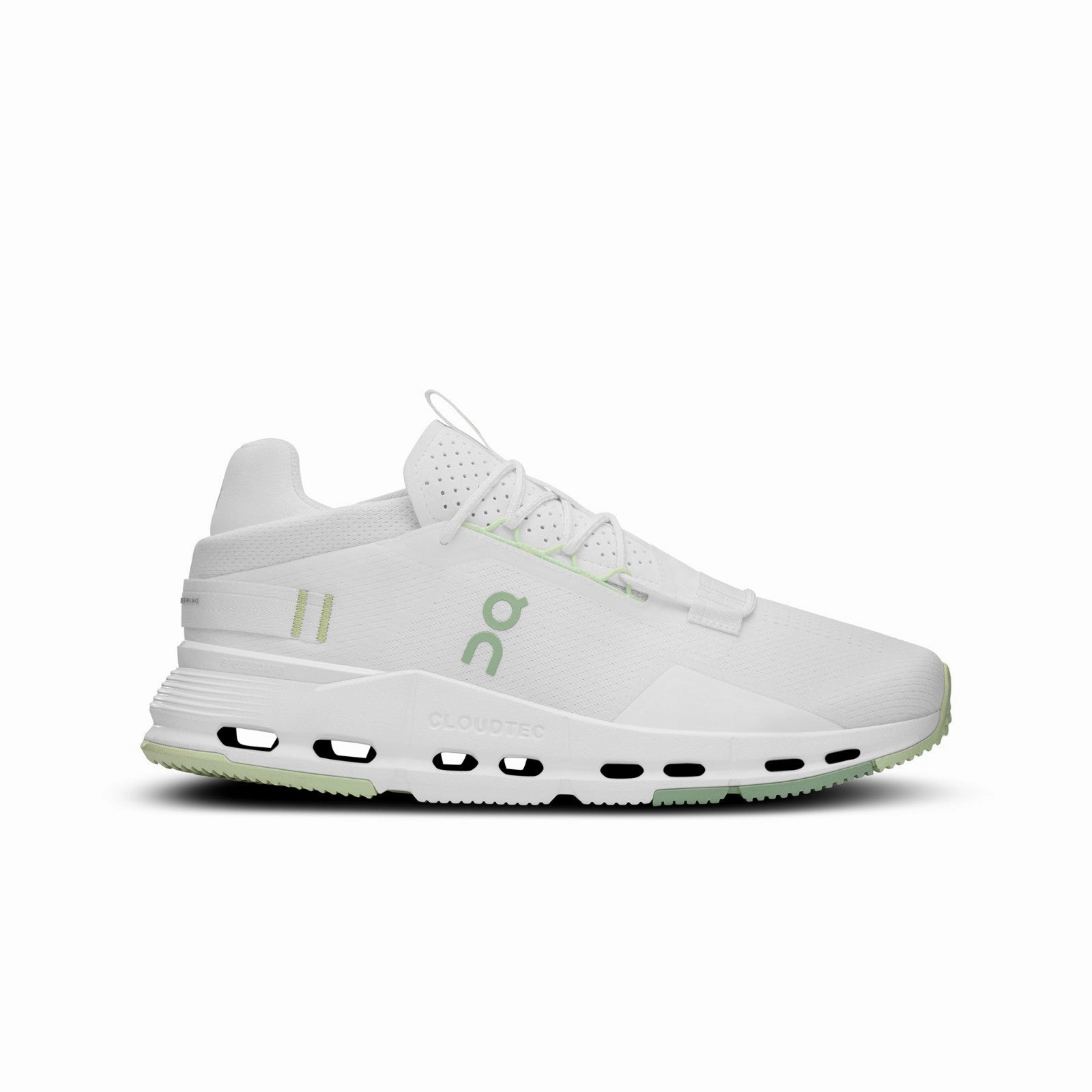 On Running Cloudnova 2 (White/Sage) Men's Shoes 3ME30211186 Smooth Support Neutral Use