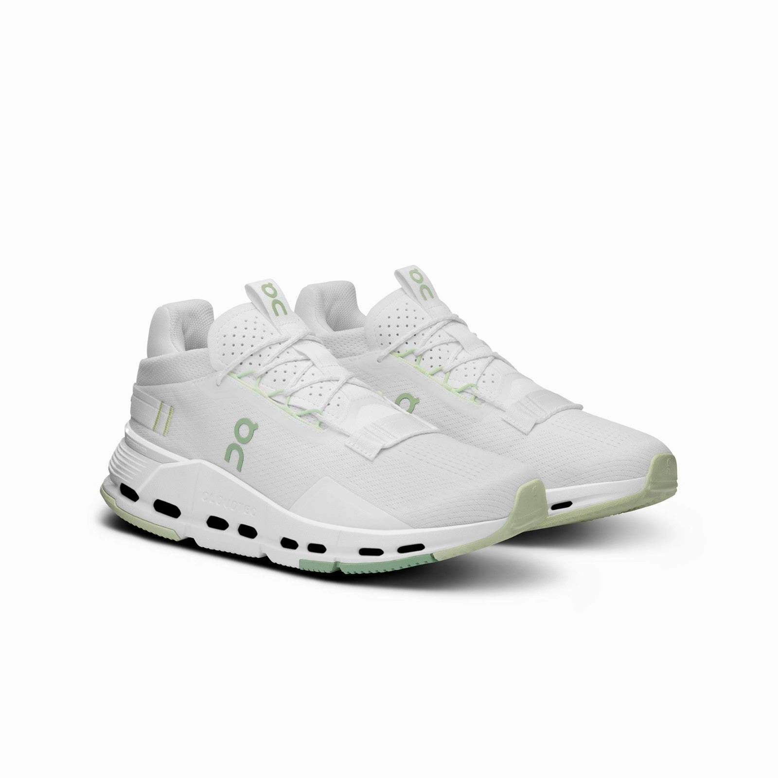 On Running Cloudnova 2 (White/Sage) Women's Shoes 3WE30221186 Comfortable Style