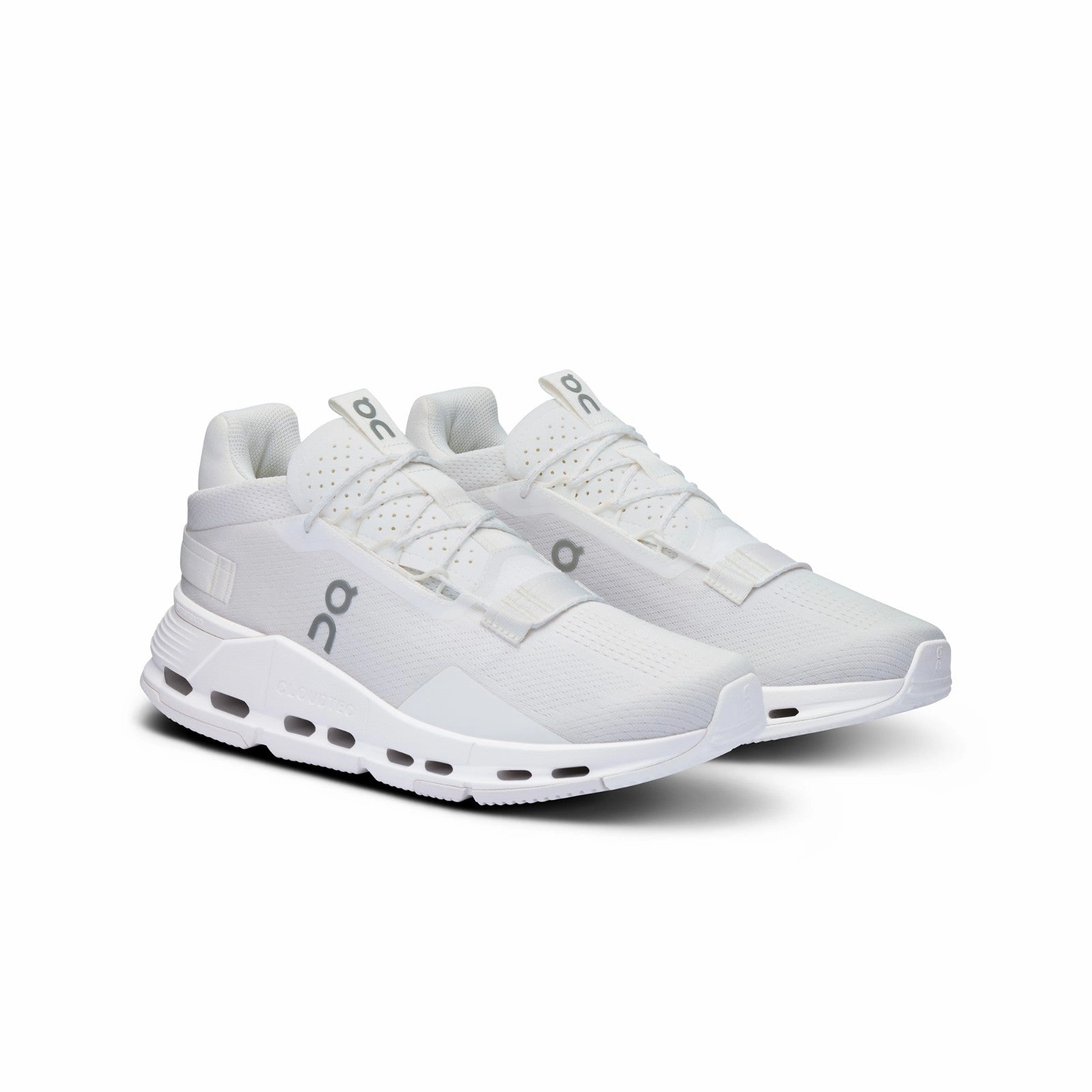 Odor Resistant Lining Perforated Tongue Design On Running Cloudnova 2 (White) Women's Shoes 3WE30220108