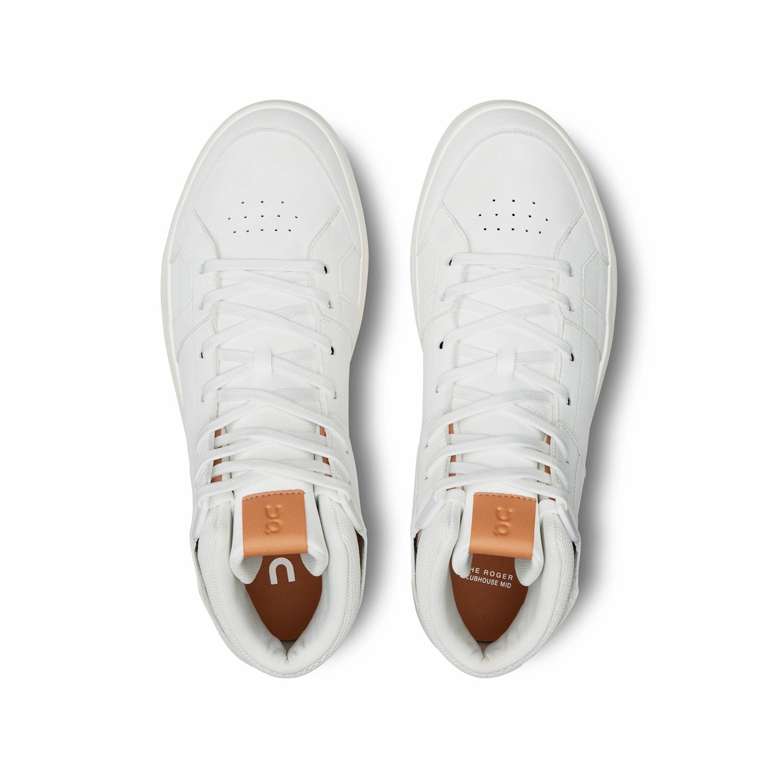 Weekend Fit All Day Wear On Running THE ROGER Clubhouse Mid (White/Sandstone) Men Shoes 3MD11142765