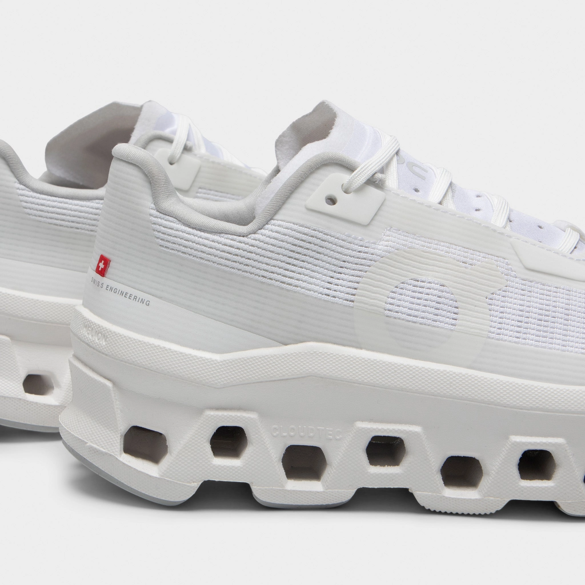 grassland running shoes soft midsole shoes On Women's Cloudmonster Void 1 White / White