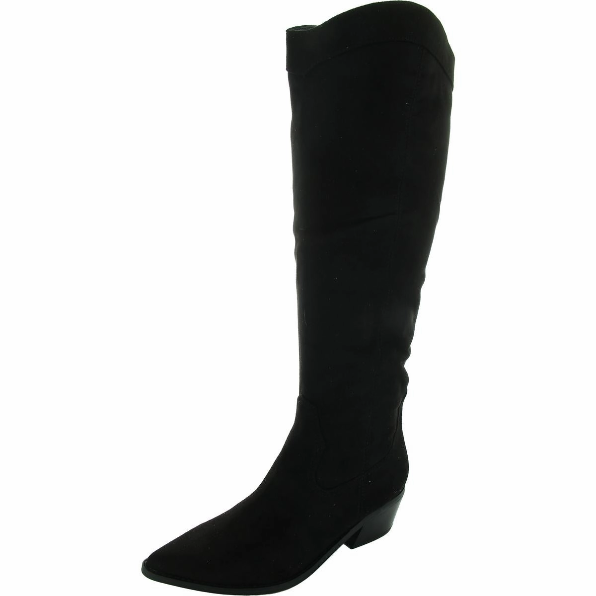 Casual Comfort Reliable Grip Onita Womens Zipper Faux Suede Knee-High Boots