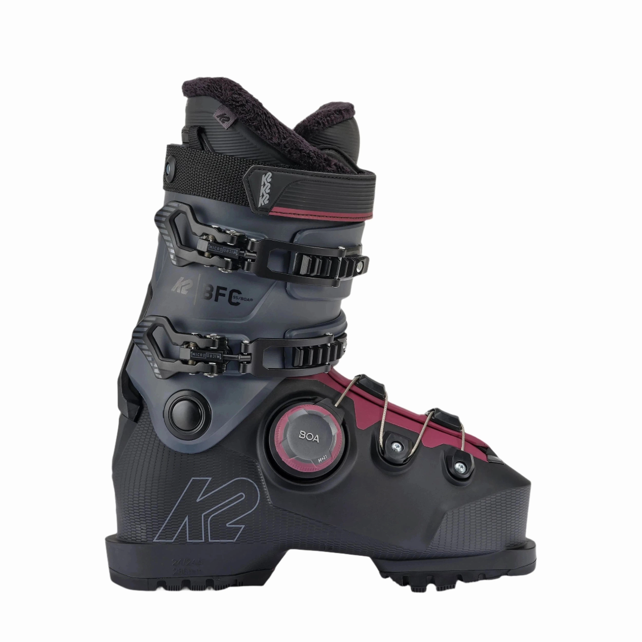 Bold Red Sturdy Construction K2 BFC 95 BOA W Ski Boot 2026