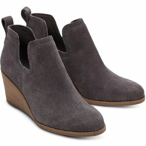 KALLIE Womens Wedge Boots Slip Resistant Outsole