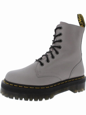 Original 1640 Womens Leather Ankle Combat Boots Neutral design